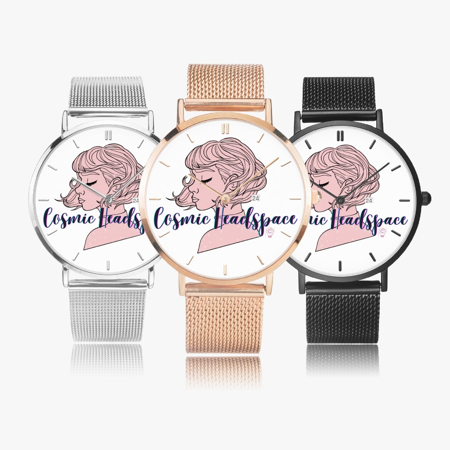 168. Stainless Steel Perpetual Calendar Quartz Watch (With Indicators)