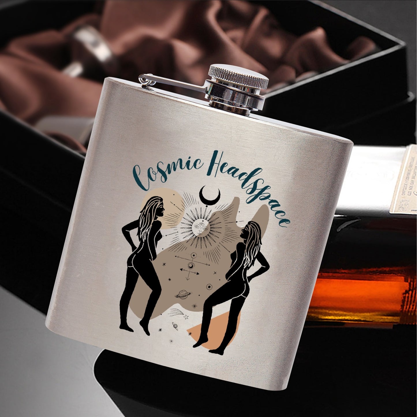 433. 6oz Stainless Steel Hip Flask