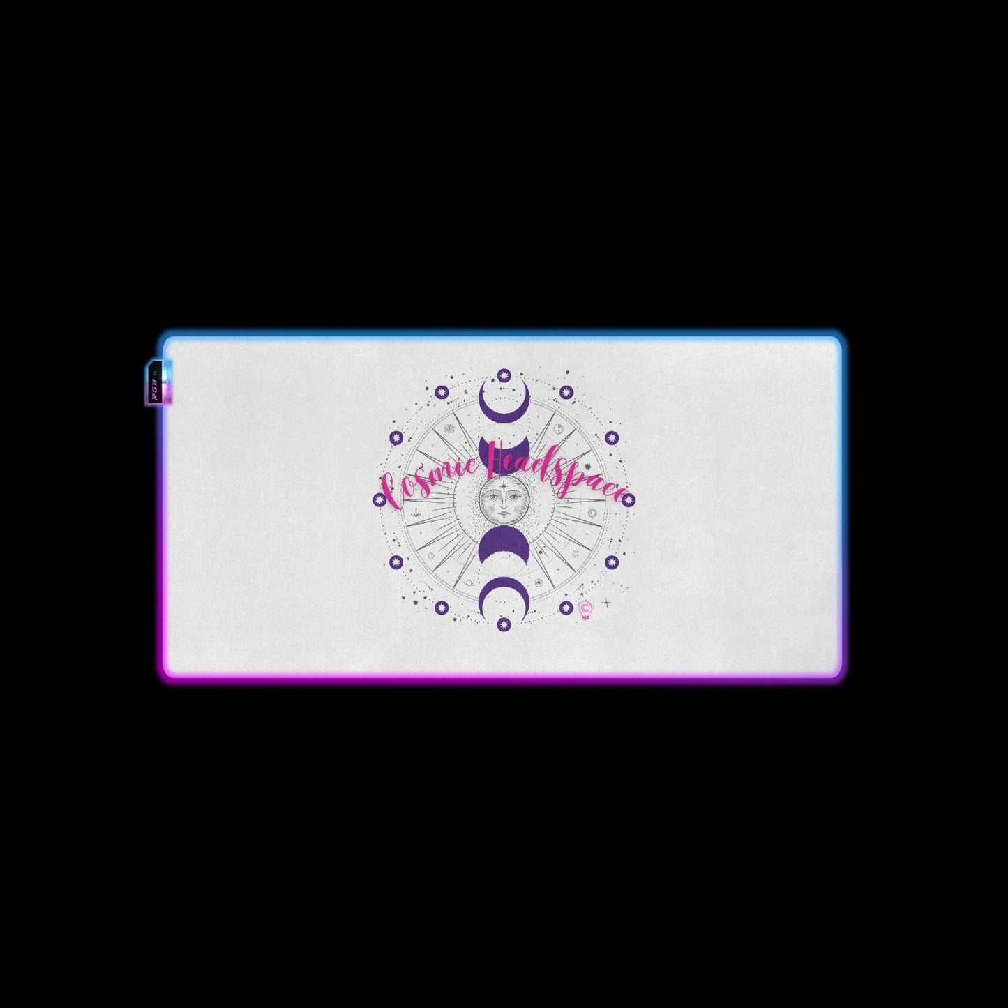 845. Transparent Type LED Gaming Mouse Pad