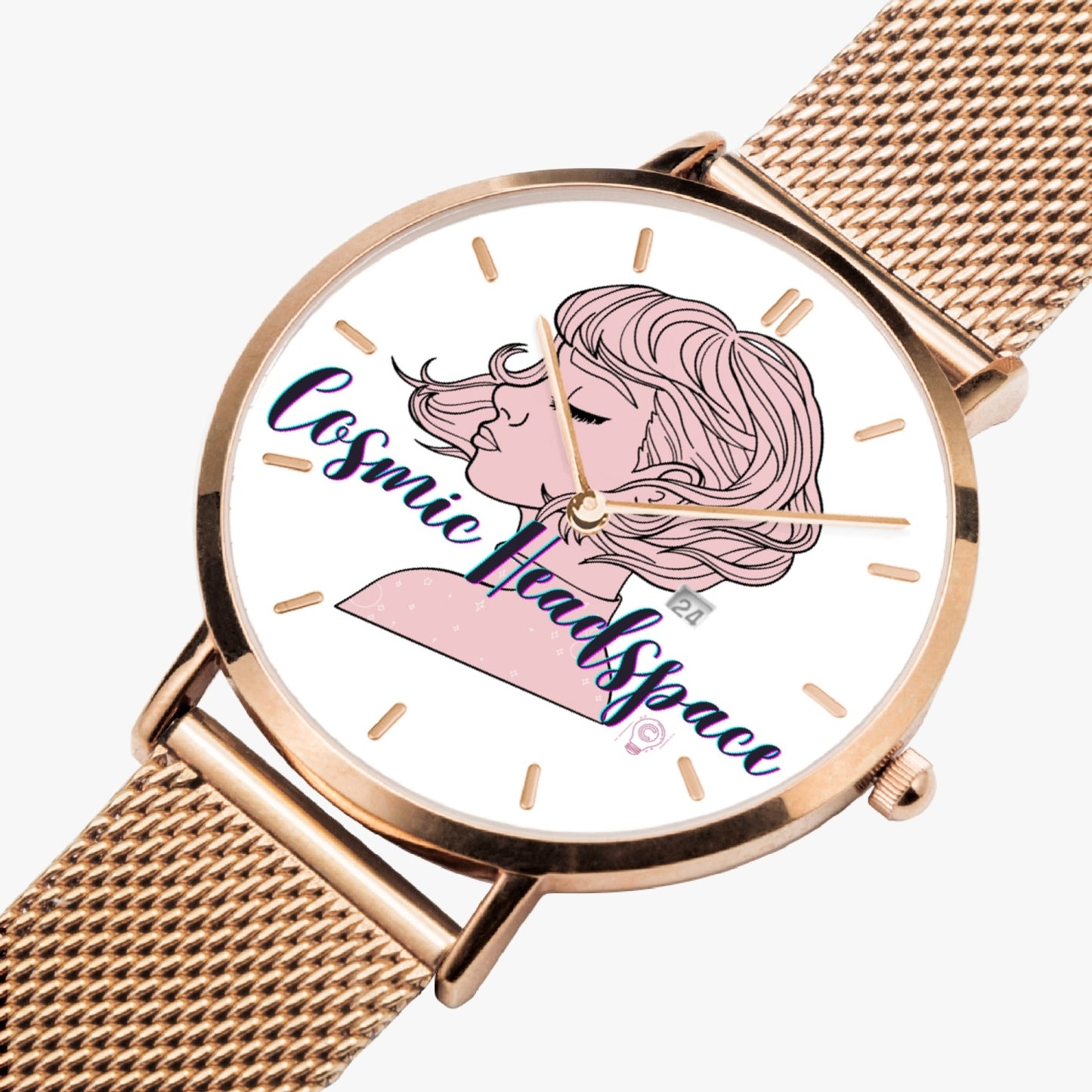 168. Stainless Steel Perpetual Calendar Quartz Watch (With Indicators)