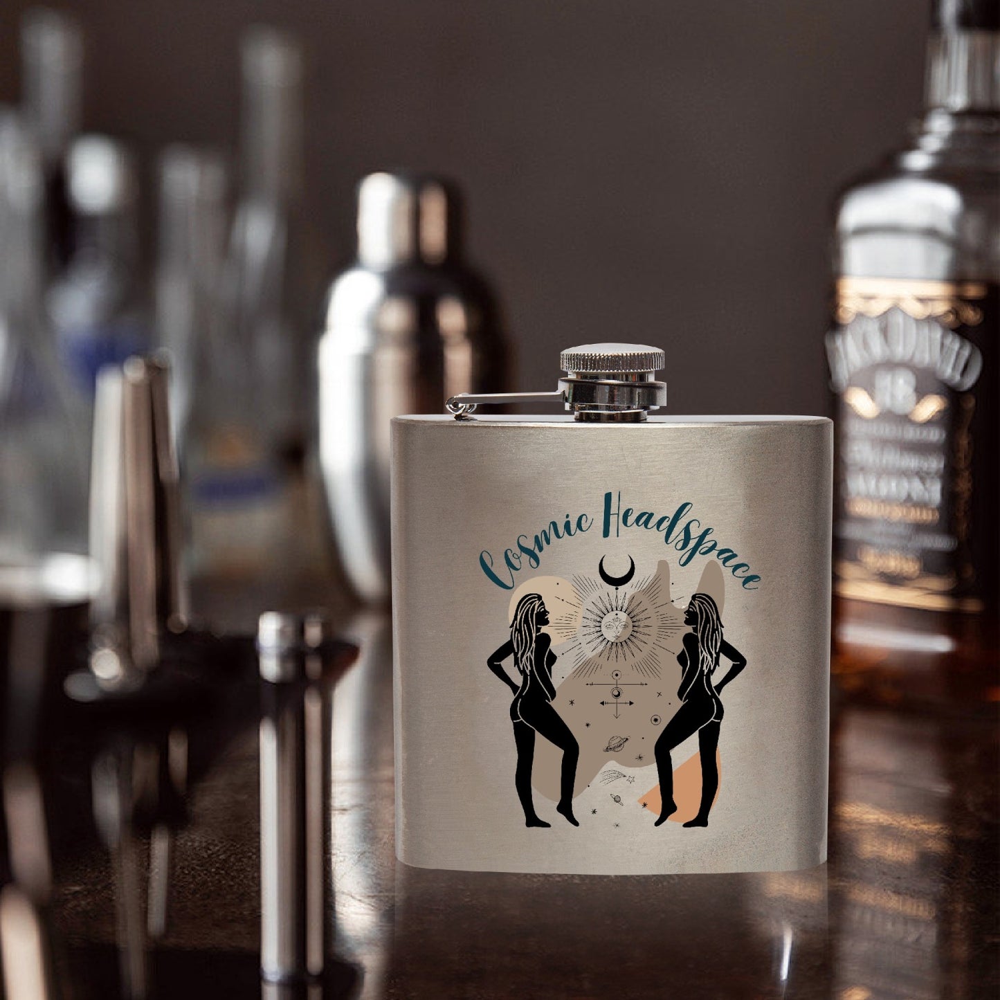 433. 6oz Stainless Steel Hip Flask