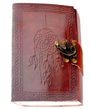 BBBLDC - 5" x 7" Dream Catcher Embossed leather w/latch