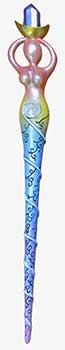RW948 - 13 1/2" Spiral Goddess wand