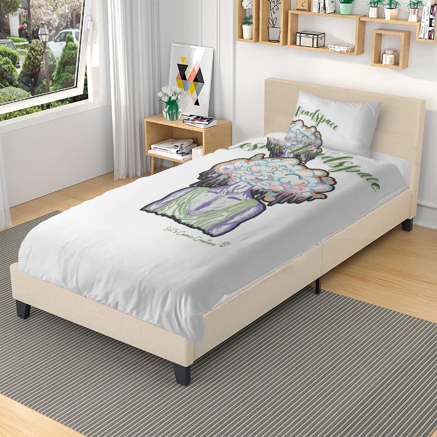 291. 3in1 Polyester Bedding Set