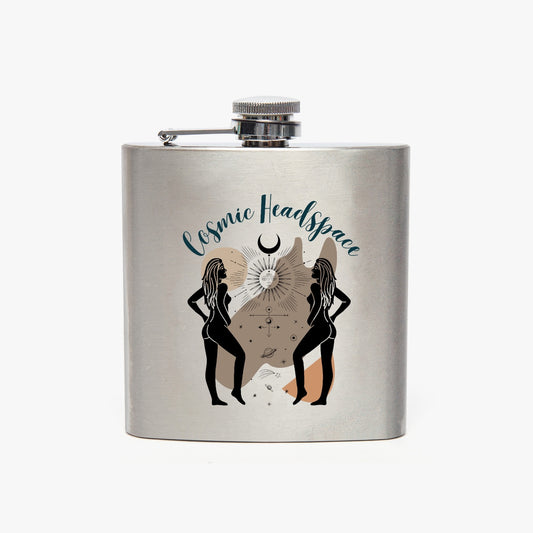 433. 6oz Stainless Steel Hip Flask