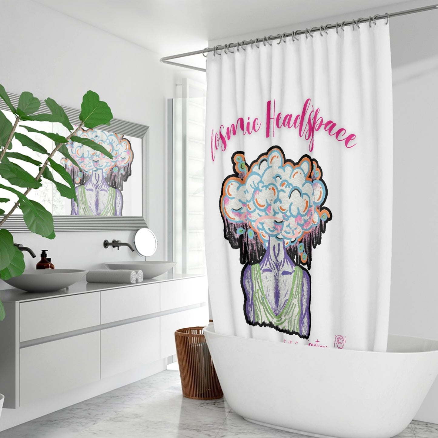 171. Quick-drying Shower Curtain