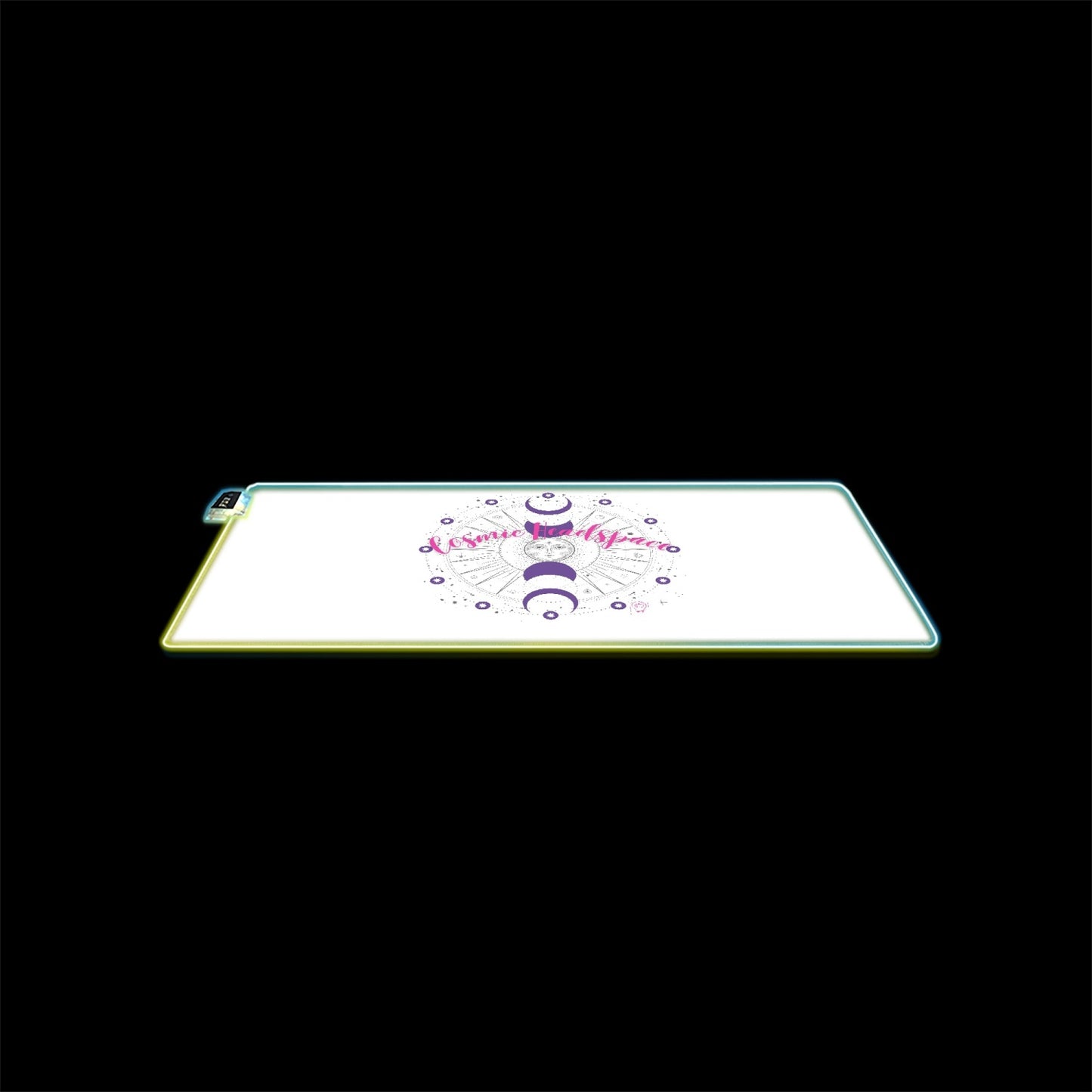 845. Transparent Type  LED Gaming Mouse Pad