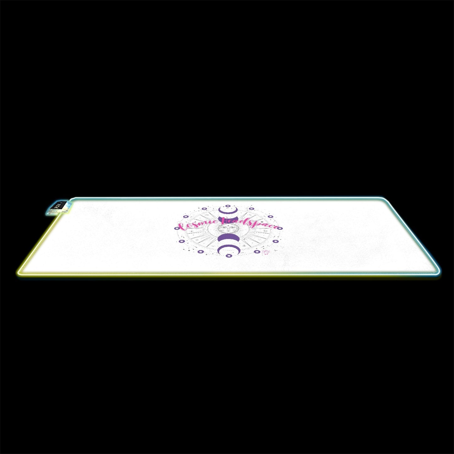 845. Transparent Type  LED Gaming Mouse Pad