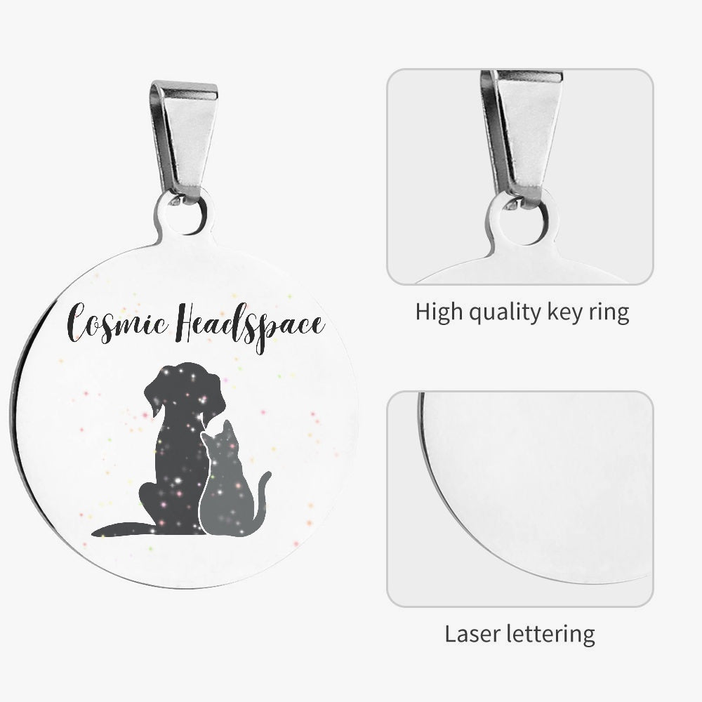 817. Round Pet Tag - Different Design