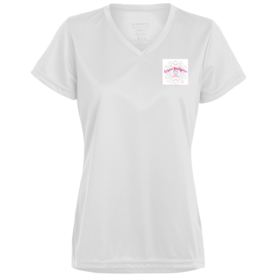 Ladies’ Moisture-Wicking V-Neck Tee