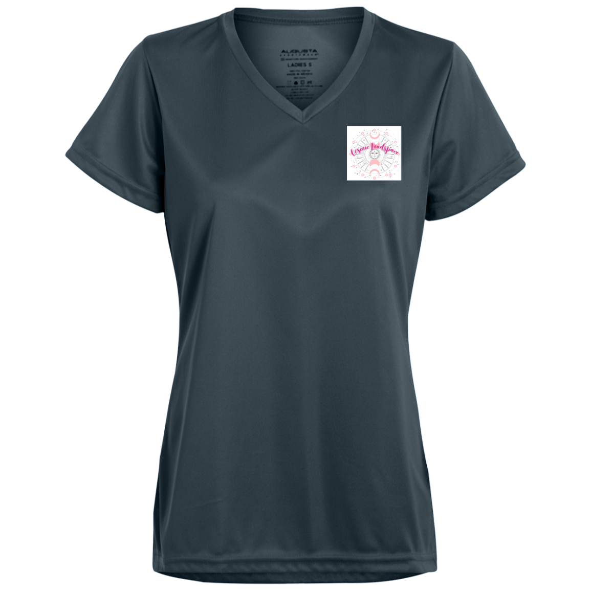 Ladies’ Moisture-Wicking V-Neck Tee