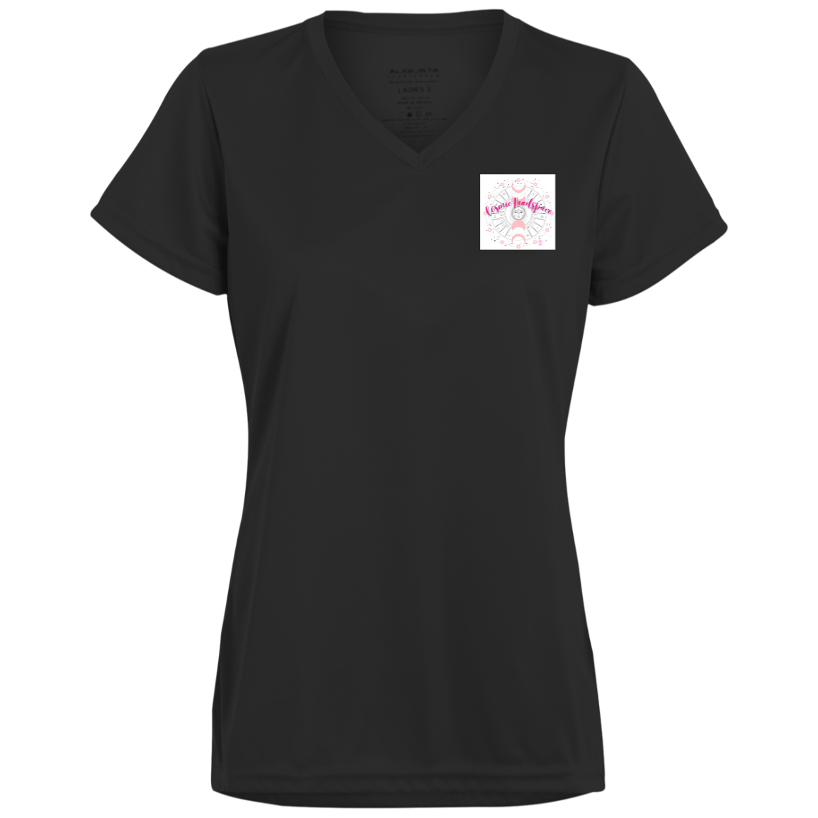 Ladies’ Moisture-Wicking V-Neck Tee