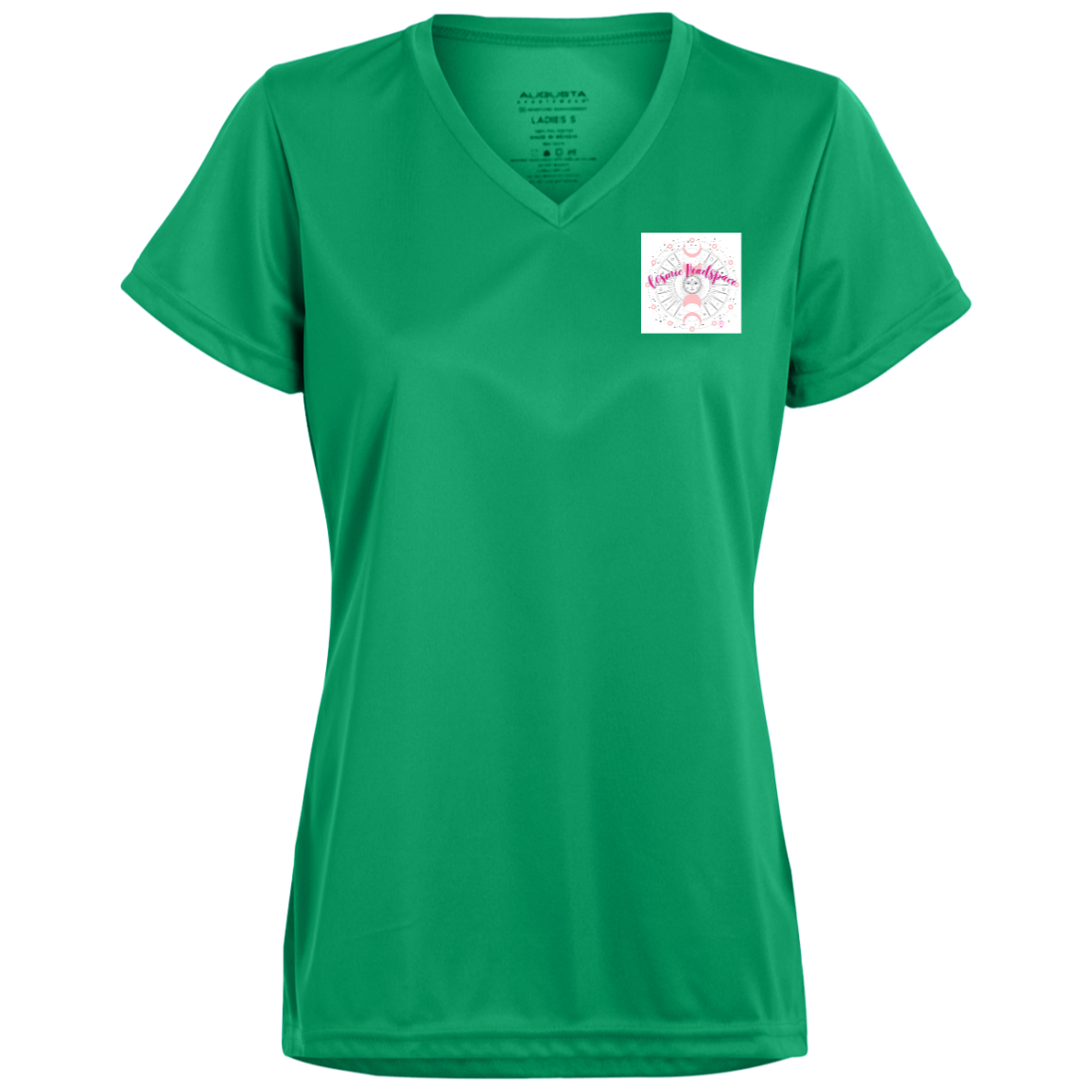 Ladies’ Moisture-Wicking V-Neck Tee