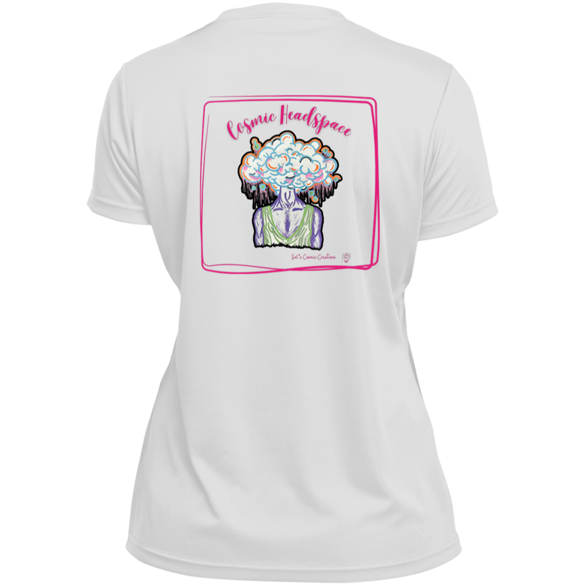 Ladies’ Moisture-Wicking V-Neck Tee