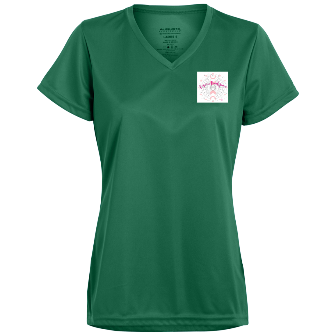 Ladies’ Moisture-Wicking V-Neck Tee