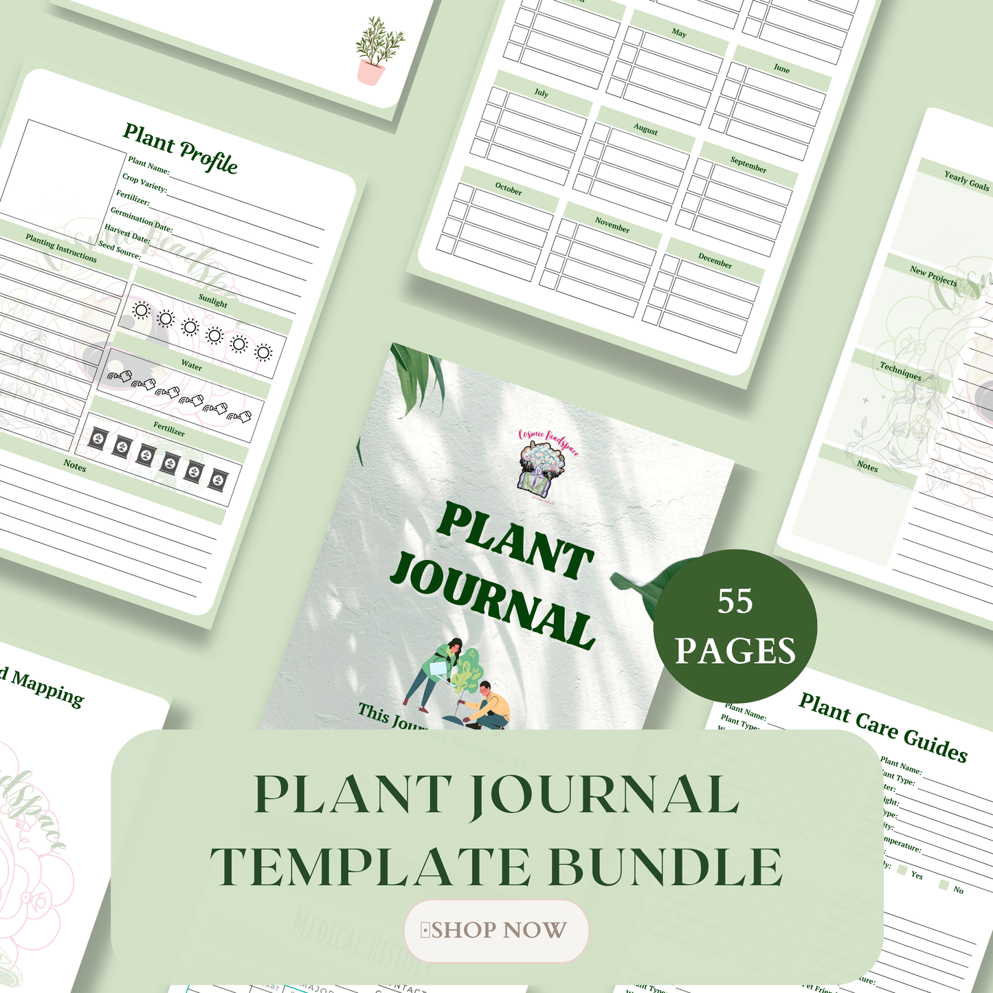 PLANT JOURNAL  TEMPLATE Bundle