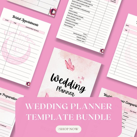 WEDDING PLANNER template bundle