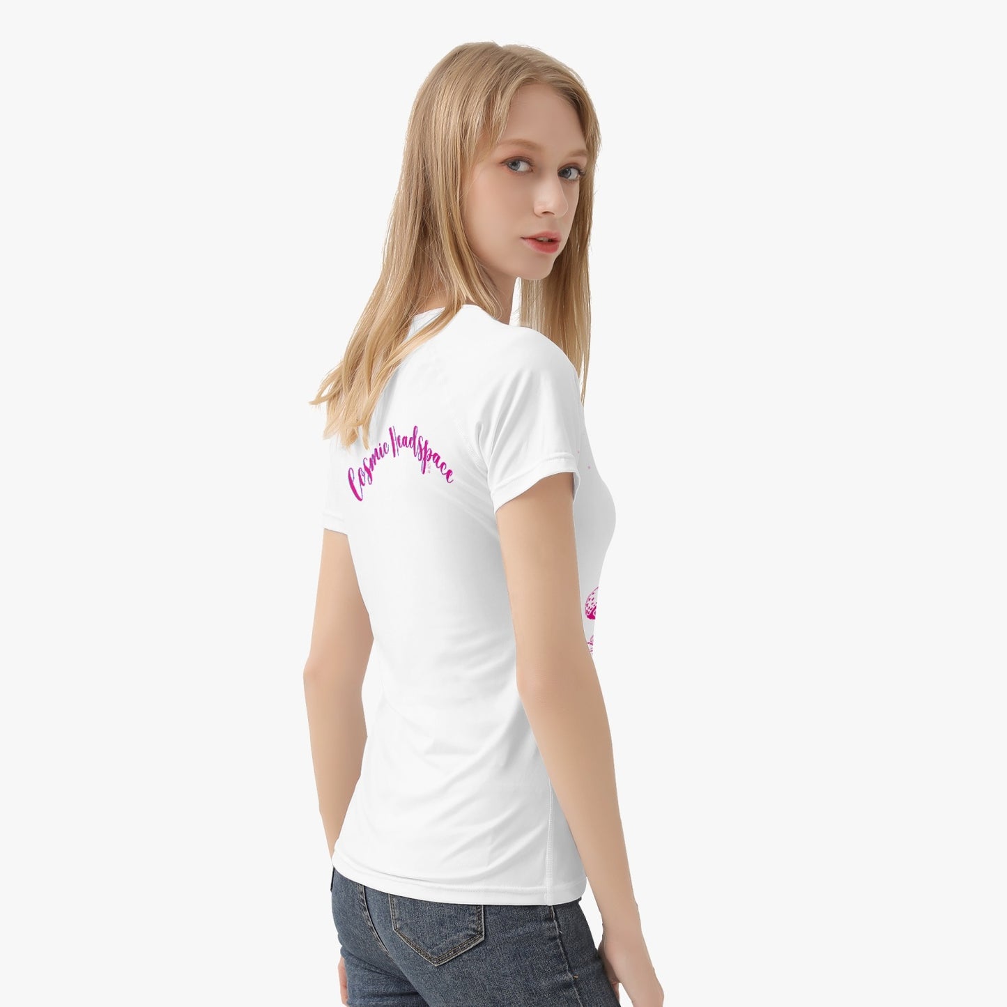 220. Handmade AOP Women T-shirt