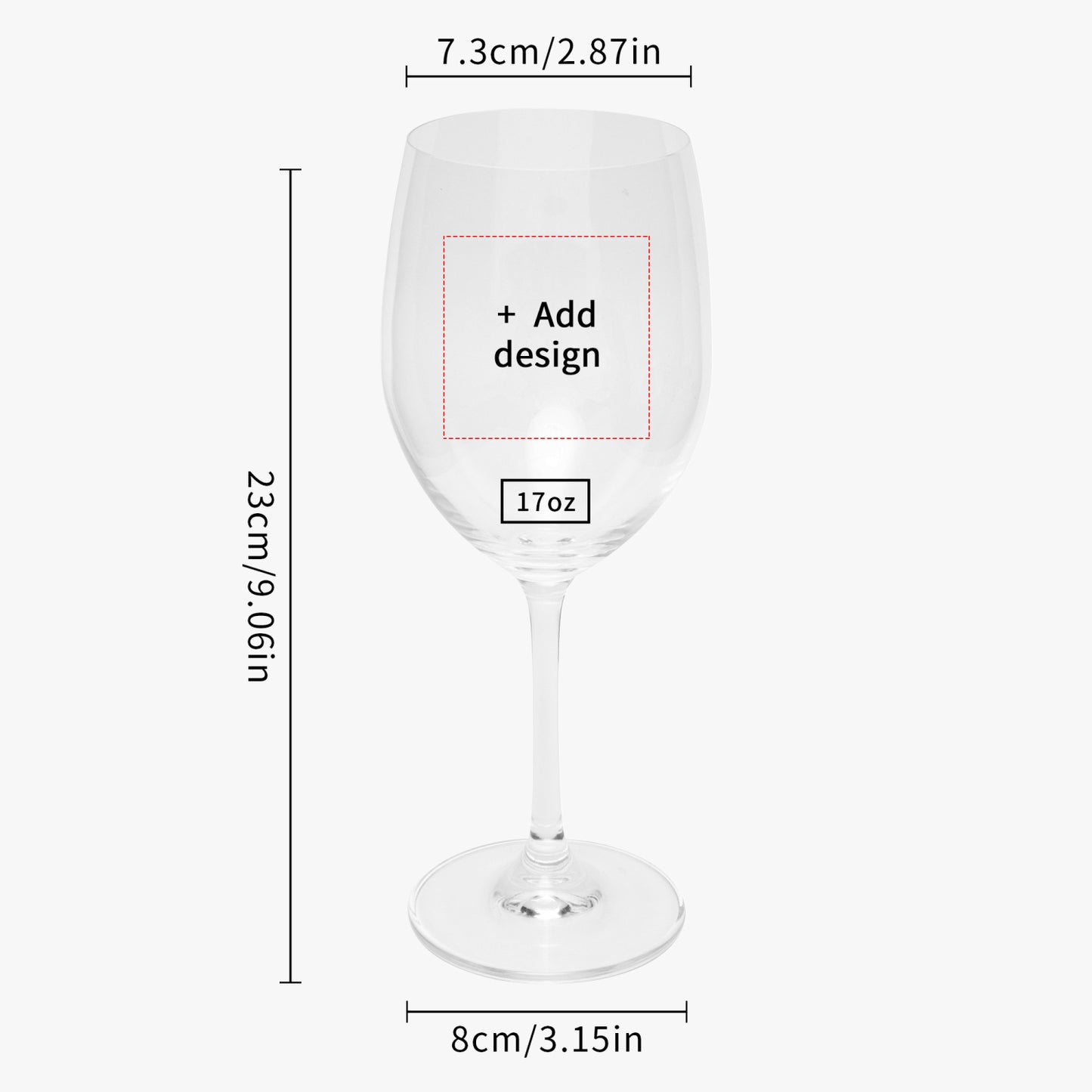 431. 17oz Classic Wine Glasses