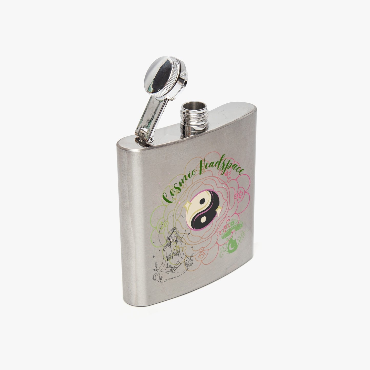 433. 6oz Stainless Steel Hip Flask