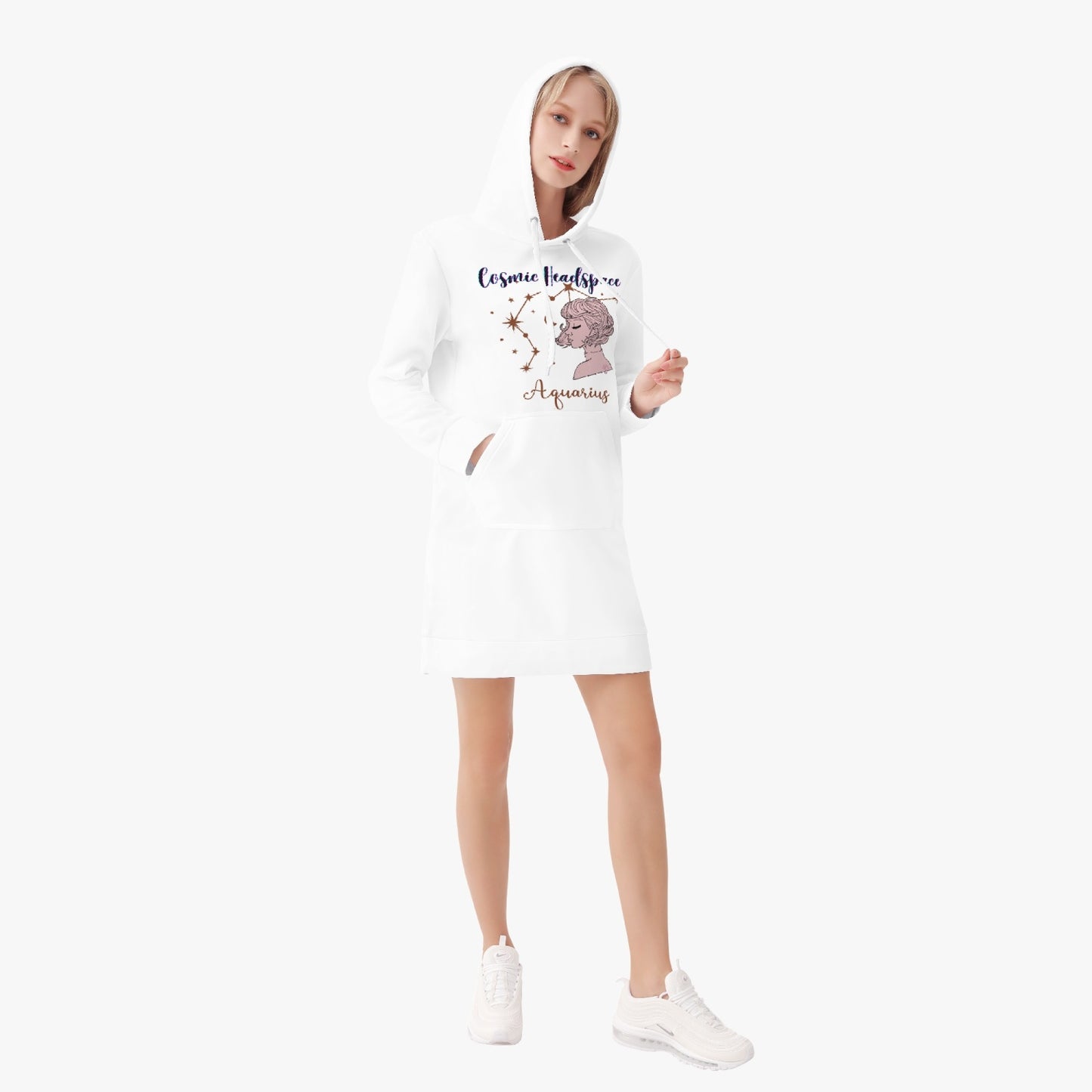 226. Women's AOP Hoodie Dress